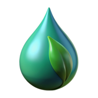 elegant creative wonderful traditional A single raindrop on a green leaf, macro photography, reflecting the surrounding environment high quality high quality png