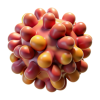 elegant rustic elegant vintage A cluster of amorphous, biomorphic forms, pulsating with a soft, organic light, in shades of deep crimson and ochre, resembling microscopic life authentic detailed png