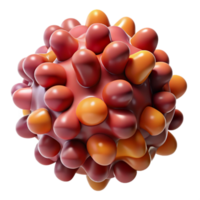 wonderful rustic beautiful modern A cluster of amorphous, biomorphic forms, pulsating with a soft, organic light, in shades of deep crimson and ochre, resembling microscopic life professional... png
