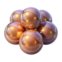 magnificent rustic elegant contemporary A series of overlapping, translucent spheres, each containing a miniature, self-contained universe, illuminated by an ethereal, inner glow 4K authentic png