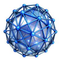 serene rustic magnificent minimalist An intricate web of interconnected, glowing lines, forming a complex, three-dimensional network, illuminated by a cool, electric blue light, resembling a... png