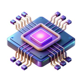 heiter abstrakt schön rustikal ein mikroskopisch Aussicht von ein futuristisch Mikrochip, kompliziert Schaltung, glühend Neon- Linien, abstrakt, Science-Fiction, 4k exklusiv png