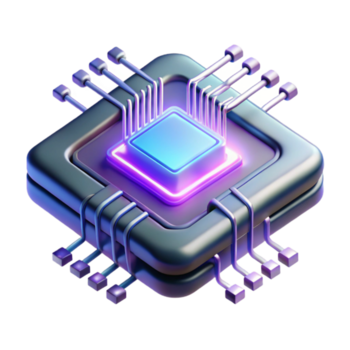 sbalorditivo Vintage ▾ sereno astratto un' microscopico Visualizza di un' futuristico microchip, intricato circuiti, raggiante neon linee, astratto, fantascienza, 4k autentico png