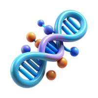 lindo abstrato lindo moderno uma dna vertente transformando para dentro uma digital código seqüência, rendido dentro uma científico, abstrato estilo, com vibrante, bioluminescente iluminação Alto resolução 4k png