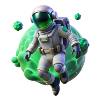 beautiful artistic serene rustic A lone astronaut, clad in a bioluminescent spacesuit, drifts through a nebula of swirling emerald and sapphire gases, illuminated by the distant glow of a binary... png