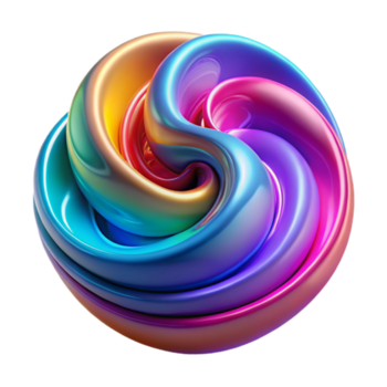 magnifico moderno degno di nota minimalista un' digitale interpretazione di un' fluido simulazione, raffigurante vorticoso, colorato liquidi mescolanza e separando, psichedelico arte stile, luminosa, neon illuminazione ...4K... png