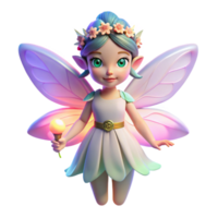 extraordinary vintage wonderful vintage A delicate fairy with iridescent wings and glowing flower crown, soft, magical lighting, fantasy art style detailed exclusive png