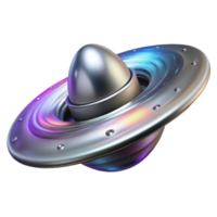 impressive modern impressive traditional A sleek silver spaceship emerging from a wormhole, swirling cosmic colors, volumetric lighting, smooth and polished style 4K exclusive png