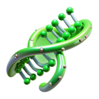 stunning vintage impressive classic A DNA double helix transforming into a stream of binary code, illuminated by a soft, green light, in a biopunk style genuine premium png