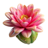 dramatic traditional dramatic abstract A close-up of a blooming cactus flower in the desert, vibrant colors, sharp focus, harsh sunlight, hyperrealistic style high resolution detailed png