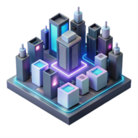 vibrante tradicional Maravilhoso moderno uma microscópico cidade construído dentro a circuitos do uma computador lasca, brilhando néon linhas e dados fluxos, cyberpunk estilo 4k exclusivo png
