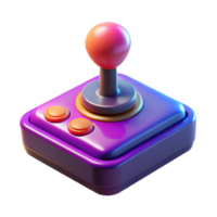 magnificent abstract impressive creative A low-poly render of a retro gaming console with a glowing joystick, vibrant 8-bit color palette, synthwave style 4K exclusive png