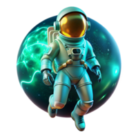 vibrant minimalist beautiful rustic A lone astronaut, clad in a bioluminescent spacesuit, floats adrift amidst a nebula of swirling turquoise and gold, illuminated by the distant glow of a dying... png