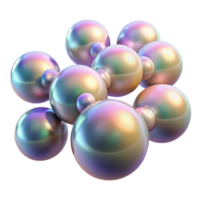 wonderful rustic stunning abstract A field of floating, iridescent orbs, each with a unique texture, lit by a soft, diffuse light, dreamlike style genuine premium png