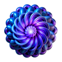 wonderful traditional dramatic abstract Fractal patterns of electric blue and deep violet, intertwining and glowing with an internal bioluminescence, in a dark, ethereal style original high quality png