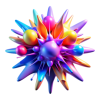 stunning modern impressive abstract A chaotic explosion of vibrant, neon paint splatters, illuminated by a stark, white light, in an abstract expressionist style original authentic png