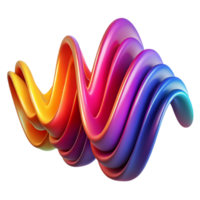 beautiful abstract impressive rustic An abstract representation of sound waves, visualized as vibrant ribbons of color flowing and undulating, illuminated by a dynamic, shifting light source... png