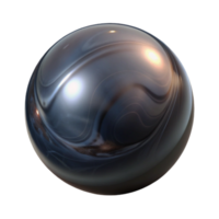 dramatic creative serene abstract A single, perfect sphere of polished obsidian, reflecting a distorted image of its surroundings, illuminated by a dim, ambient light high quality premium png