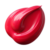 vibrant traditional elegant artistic A single, bold brushstroke of vibrant crimson paint, illuminated by a harsh, spotlight effect, in an abstract expressionist style 4K high resolution png