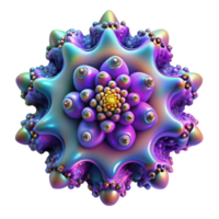 wonderful abstract magnificent creative An infinite zoom into a Mandelbrot set, revealing ever-increasing complexity and detail, illuminated by a shifting, multicolored light source premium high... png