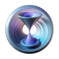 extraordinary abstract magnificent vintage An abstract representation of time, depicted as a swirling vortex of light and shadow, illuminated by an ethereal, otherworldly light source 4K 4K png