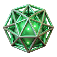 elegant rustic dramatic abstract Geometric fractals composed of interconnected, glowing emerald green lines, with a soft, ambient light, rendered in a minimalist, art style premium high... png