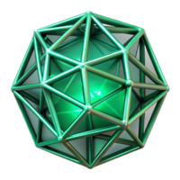 elegant rustic extraordinary abstract Geometric fractals composed of interconnected, glowing emerald green lines, with a soft, ambient light, rendered in a minimalist, art style premium... png