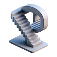 elegant abstract elegant rustic An impossible staircase spiraling upwards, Escher-esque, sharp shadows, surreal, professional professional png