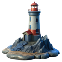 magnificent abstract wonderful minimalist A single, weathered lighthouse on a rocky outcrop, stormy seas, dramatic lighting, dramatic, realistic, premium detailed png