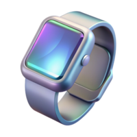 impressive minimalist stunning vintage A single, sleek silver smartwatch displaying a complex holographic interface, lit by a single beam of white light, minimalist style professional detailed png
