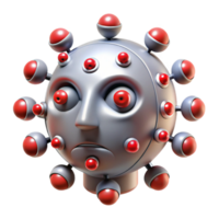 impressive abstract elegant creative A swarm of nanobots forming a human face, each bot emitting a tiny red light, abstract style premium high quality png