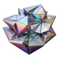 magnificent modern vibrant contemporary Fractured geometric shapes, resembling shattered glass, with a chromatic aberration effect and sharp, contrasting shadows, reminiscent of a Cubist painting... png