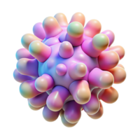 magnificent abstract wonderful classic Biomorphic forms resembling microscopic organisms, rendered in a vibrant, pastel palette with soft, diffused lighting, evoking a sense of organic growth... png