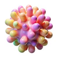 vibrant artistic extraordinary classic Biomorphic forms resembling microscopic organisms, rendered in a vibrant, pastel palette with soft, diffused lighting, evoking a sense of organic growth... png