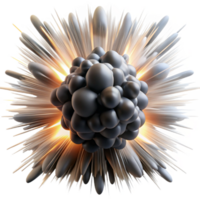 beautiful artistic beautiful classic A chaotic explosion of particles and light trails, with a high-contrast, monochrome color scheme and a dynamic, blurred motion effect professional 4K png
