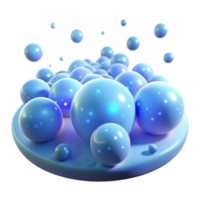 impressive abstract extraordinary artistic A field of glowing, bioluminescent particles, floating and drifting, with a cool, ethereal light and a soft, dreamlike atmosphere high resolution authentic png