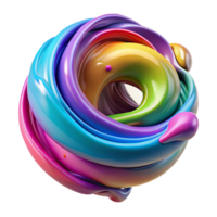 beautiful artistic impressive vintage A swirling mass of colorful, liquid paint, blending and merging, with a glossy, wet look and a dynamic, fluid motion authentic genuine png