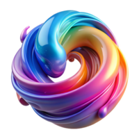 magnificent classic extraordinary creative A swirling mass of colorful, liquid paint, blending and merging, with a glossy, wet look and a dynamic, fluid motion high quality professional png