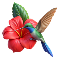 serene abstract stunning rustic A hummingbird hovering near a bright red hibiscus flower, vibrant colors, detailed feathers, nature photography, exclusive high resolution png