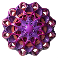 magnífico minimalista deslumbrante rústico intrincado, semelhante a renda padrões do fractal geometria, rendido dentro tons do profundo tolet e carmesim, aceso de uma sutil, interno brilho original original png