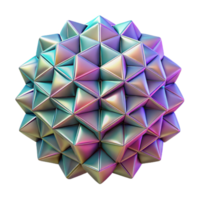 dramatic classic vibrant vintage A field of geometric shapes, arranged in a complex, tessellated pattern, illuminated by a shifting, iridescent light source genuine high quality png