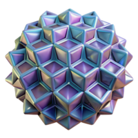 beautiful classic extraordinary abstract A field of geometric shapes, arranged in a complex, tessellated pattern, illuminated by a shifting, iridescent light source exclusive high quality png