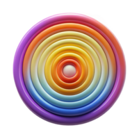 vibrant artistic elegant abstract A series of concentric circles, radiating outwards in a pulsating rhythm, rendered in a gradient of vibrant, spectral colors professional professional png