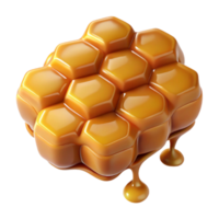 elegant rustic serene rustic A close-up of a honeycomb dripping with golden honey, warm lighting, macro photography, detailed professional png
