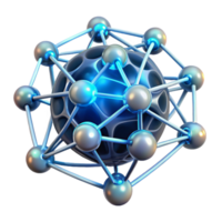 sereno contemporâneo lindo clássico a artificial inteligência representado Como uma brilhando rede do neurônios, complexo interligado padrões, suave bioluminescente iluminação, abstrato estilo alto... png