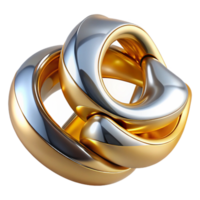 vibrant traditional serene vintage Interlocking, biomorphic shapes in metallic silver and gold, reflecting a warm, golden light, rendered in a sleek, futuristic style authentic authentic png