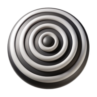 magnificent traditional vibrant abstract A series of concentric circles in contrasting shades of black and white, illuminated by a stark, high-contrast light, rendered in a bold, Op Art style... png