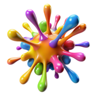 serene modern beautiful classic A chaotic explosion of colorful paint splatters and drips, illuminated by a bright, studio light, presented in a raw, action painting style high resolution exclusive png