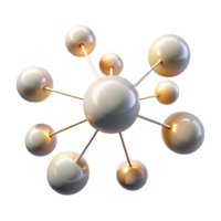 stunning contemporary wonderful artistic A network of interconnected, glowing orbs of varying sizes, drifting in a dark, infinite space, with thin tendrils of light connecting them, illuminated by... png