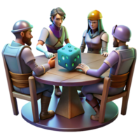 dramatic contemporary wonderful artistic A group of space pirates in a dimly lit cantina, holographic dice game on the table, dramatic chiaroscuro lighting. Graphic novel style high quality original png